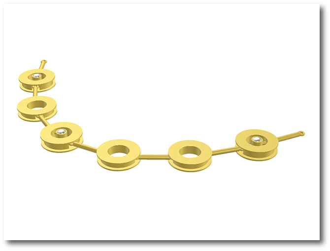 Gold and Diamond Necklace